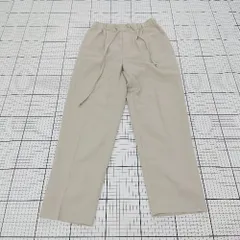 ◇ ⊇ Alma Design アルマデザイン ウエストゴム テーパード パンツ サイズS ベージュ系 レディース E  【1509300004217】
