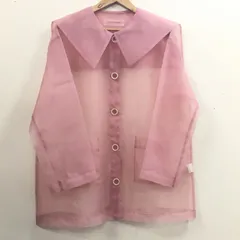 【三沢店77】 honey mi honey  ハニーミーハニー オーガンジー コート  ピンク 【店舗併売】