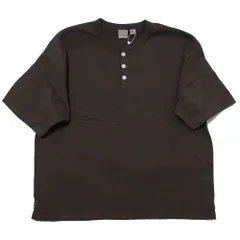 グッドウェア Tシャツ 半袖 メンズ USAコットン ヘンリーネック SUPER BIG 無地 綿 Goodwear T2W7-13243 カーキブラウン