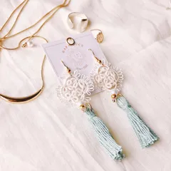 タティングレース×タッセルのアクセサリー❁⃘*.ﾟ