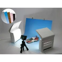 楽天市場】日本製 簡易撮影セット PHOTOLA （フォトラ） PH-004【大里化工】カメラ撮影 ショップ 写真スタジオ デジカメ用撮影ライト  インスタ 省スペース ライティング ブツ撮り 物撮り テーブルフォト 模型 プラモデル フィギュア : クレスコ