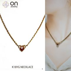 LANCEL ランセル ルビー スター 星 K18YG ネックレス LANCEL - LANCEL 