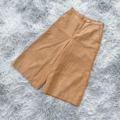 【ROPE PICNIC】ロペピクニック  ガウチョパンツ  しっかり生地  (38)  大人カワイイ カジュアル  ベージュ系  明るい薄茶色【送料無料】