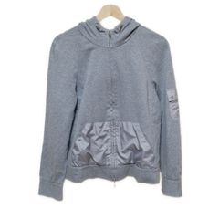 Burberry LONDON(バーバリーロンドン) パーカー サイズ2 M レディース美品  - グレー 長袖/ジップアップ