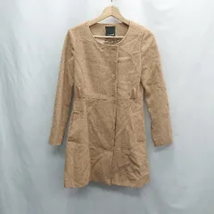 ◇ ⊇◎ BANNER BARRETT バナー バレット ウール100% 長袖 ノーカラーコート サイズ36 ベージュ レディース E  【1502180026157】のサムネイル