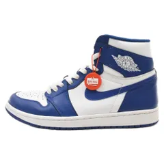 NIKE (ナイキ) AIR JORDAN 1 RETRO HIGH OG STORM BLUE 555088-127 エアジョーダン1レトロハイ ストームブルー ハイカットスニーカー US9/27cm ブルー/ホワイト
