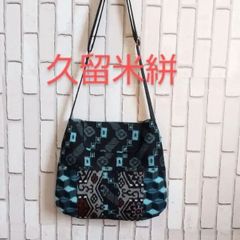 絣　ショルダーバッグ ショルダーバッグ