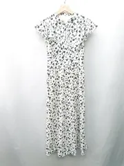 ◇ ⊂ N.Natural Beauty Basic 花柄 総柄 - ロング丈 ワンピース サイズS ホワイト レディース E  【1409240006039】