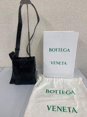 ￣ 美品 BOTTEGA VENETA ボッテガ ブラック ショルダーバッグ レザー 革 【バッグ】【2】