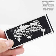 メール便 送料込み価格 【KNICKS】 ニックス ベルクロ ロゴワッペン W-PBW  マジックテープタイプ