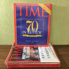 当時物・貴重◇13冊セット『TIME 　タイム　1992～1994不揃い13冊セット 英字　ニュース　雑誌　70YEARS IN REVIEW 1923-1993 』