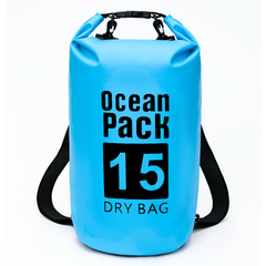 【大容量15Ｌ】 ウォータープルーフ 　バック防水ポーチ ドライバッグ 防水バッグ ドライチューブ ビーチバッグ ショルダー ドラム型 登山 水泳 サーフィン ゴールデンウィーク キャンプ 海 プール 防災