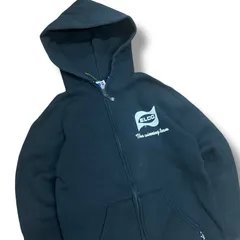 90s ラッセル フルジップパーカー USA製 黒