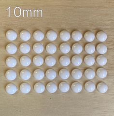 10mm デカールアイ　作製用　土台　20ペア