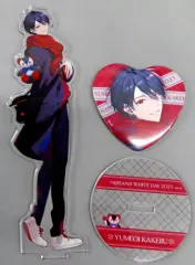 【中古】グッズセット 夢追翔 アクリルスタンド＆缶バッジセット 「バーチャルYouTuber にじさんじ ホワイトデー2023」