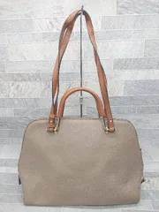 ◇ Θ RODE SKO ロデスコ フェイクレザー ハンド　トート　バッグ ベージュ レディース P  【1409250030178】