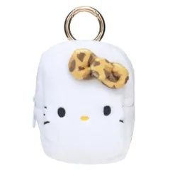 ハローキティ ミニポーチ カラビナ付きミニポーチ ヒョウ柄シリーズ ブラウン サンリオ ケイカンパニー 小物入れ キャラクター グッズ 