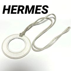 HERMES ペンダント 《ヴァリアシオン》 バッファローホーン 美品 箱 