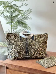 【今日特価】Balenciaga 豹紋 ショッピングバッグ！国内送料無料！限定在庫セール価格です！
