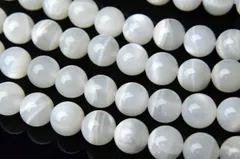 ムーンストーン8mm １連（約38cm） パワーストーン 天然石 _R1646-8
