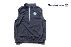 【中古】マンシングウェア|Munsingwear|ハーフジップベスト|レディースゴルフウェア|M