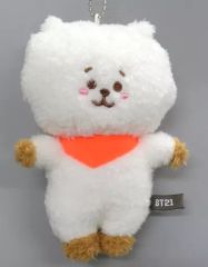 [중고] 봉제인형 마스코트·봉제인형 배지 RJ(진) 파스텔 컬러 솜털 봉제인형 마스코트 [BT21]