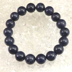 ロイヤルブルーサファイア ブレスレット 約10mm玉 内周約16cm 卸価格