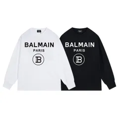 【本日限定特価】Balenciaga ロゴプリント ロングスリーブTシャツ [本日特価|新品未使用品]