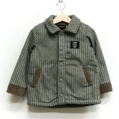 べべ ジャケットコート ボアジャケット ジャンパー アウター キッズ 男の子用 100サイズ グレー BeBe 【中古】