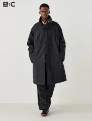 【未使用品】UNIQLOC フーデッドコート M ブラック ユニクロ公式 | フーデッドコート