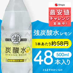 強炭酸水レモン500ml×48本