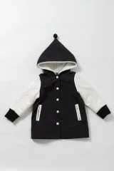 UNICA/トンガリフードロングブルゾン ジャケット アウター 新品子供服100 キッズ 女の子のサムネイル
