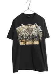 【お得なクーポン配布中!】 115周年 記念 ハーレー ダビッドソン 両面 プリント 半袖 Tシャツ メンズ L / オフィシャル イーグル イラスト バイク ヘビーウェイト 黒