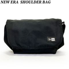 NEW ERA バッグ ニューエラ ナイロン ショルダー バッグ ブラック NEW ERA SHOULDER BAG シンプル カジュアル ファッション 中古品 ユーズド 匿名配送 日本国内流通の正規品です アメリカ ブランド メンズ レディース 黒 人気
