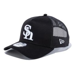 ニューエラ 9FORTY A-Frame トラッカー 福岡ソフトバンクホークス ブラック OSFM (56.8-60.6cm) 1個 New Era 940AFTR NPB SOFHAW BLK WHI 25J 1pc