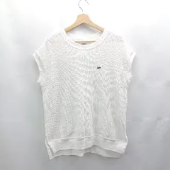 ◇ ⊂ CIAOPANIC TYPY チャオパニックティピー Lee リー ノースリーブ Tシャツ サイズF ホワイト メンズ E  【1502180054518】