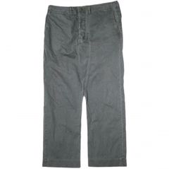 RRL ダブルアールエル Field Chino Flat Front Herringbone Pants ヘリンボーンフィールドチノパンツ 782857927001 36 グレー Double RL ボタンフライ ボトムス g21889