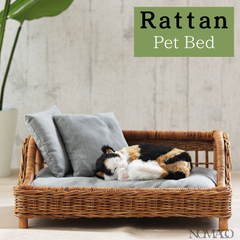 ラタン ペットベッド 犬猫兼用 ペットクッション ペット用品 ペット寝具 2704