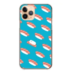 Google Pixel 7Pro ケース カバー グーグルピクセル7Pro スマホケース ハードケース 鮨 寿司 マグロ サーモン エビ ホタテ 玉子焼き すしネタ 面白い かわいい 透明 カラー07