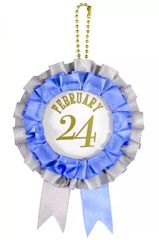 [중고] 열쇠 고리 아줄 아셴그롯트 축하 생일 로제트풍 캔 배지 홀더 [디즈니 트위스티드 원더랜드 프리미엄 생일 2023 POP UP SHOP in 애니메이트]