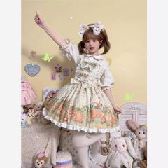 To Alice 金魚姫シリーズ 黒 花魁風ワンピース 赤 和ロリ 2着セット