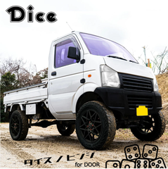 簡単にワイルドに‼️CARRY DA63T キャリイ用 ダミードアヒンジセット（4個セット） 未塗装 ダイスノヒンジ キャリィ キャリー 両面テープ貼り付け ウレタン製