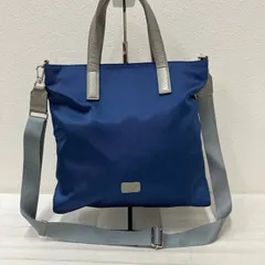 5181　IBIZA　イビサ　ハンドバッグ　2way　ショルダーバッグ　 ブルー系　青系　ナイロン　シウダード　レディース