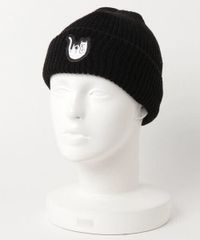 リップンディップRIPNDIP ニット帽　FALLING FOR NERMAL KNIT BEANIE ビーニー ニットキャップ　ブラック フリーサイズ リップンディップ