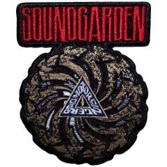 オフィシャル バンドワッペン サウンドガーデン SOUNDGARDEN Badmotorfinger V2 ブラック 黒