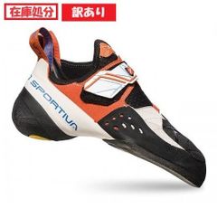 【在庫処分！無くなり次第終了！】【 即納 ・ 訳あり 】 【 500円引き 】 スポルティバ ソリューション ウーマン ( White / Lily Orange )  34.5(EU) | La Sportiva Women's Solution