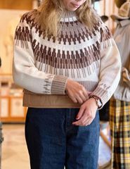 F/CE. ®︎  NORDIC SWITCHING SWEATER