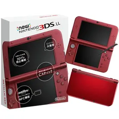 (本体)Newニンテンドー3DS LL メタリックレッド(RED-S-RAAA) 任天堂