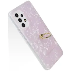 【特売】JOOBOY Galaxy A53 5G ケース 『SC-53C/SCG15 対応』 リング付き 落下防止 スタンド機能 かわいい 貝殻紋 薄い tpu ソフト ストラップホール付き 耐衝撃 スリム おしゃれ スマホケース 携帯カバー ギャラクシーA5のサムネイル