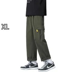[XL]秋冬 メンズ  服 シンプル ファッション オシャレ 大人 かっこいい 大きいサイズ ストリート 紳士服 カジュアル パンツ 秋 ストレート ワークウェア 九分丈 スポーツ